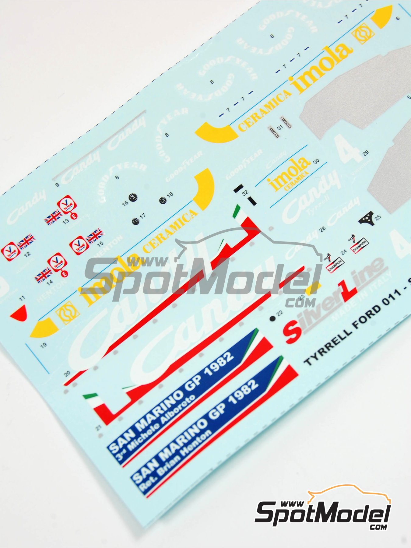 F1 TYRRELL 012 1983 Michele Alboreto EUR 35,00 - FR